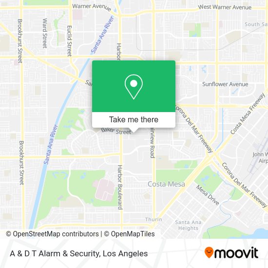 A & D T Alarm & Security map
