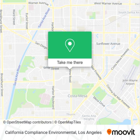 Mapa de California Compliance Environmental