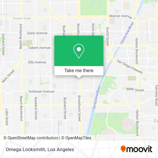 Mapa de Omega Locksmith