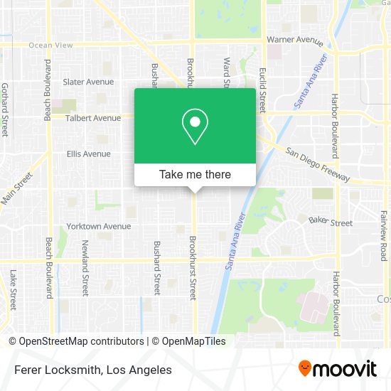 Mapa de Ferer Locksmith