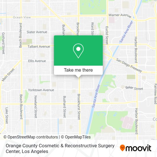 Mapa de Orange County Cosmetic & Reconstructive Surgery Center