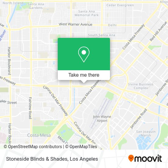Stoneside Blinds & Shades map