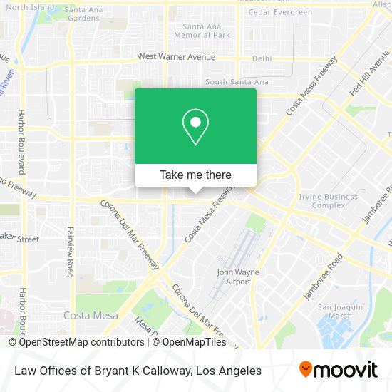 Law Offices of Bryant K Calloway map