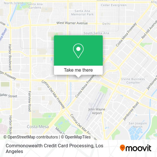 Commonowealth Credit Card Processing map