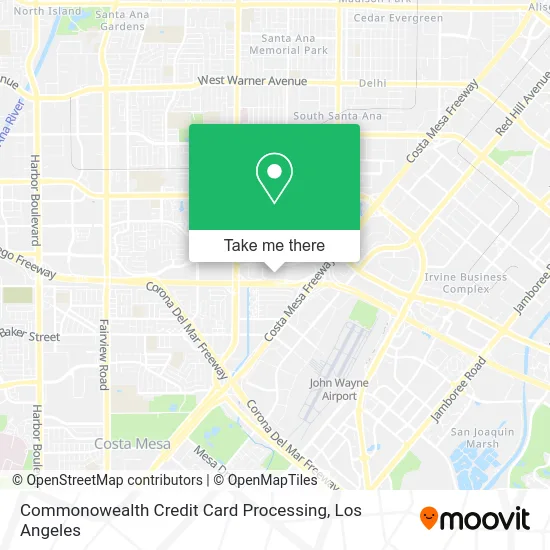 Mapa de Commonowealth Credit Card Processing