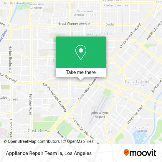 Appliance Repair Team la map