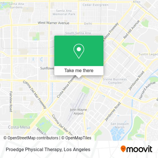 Proedge Physical Therapy map