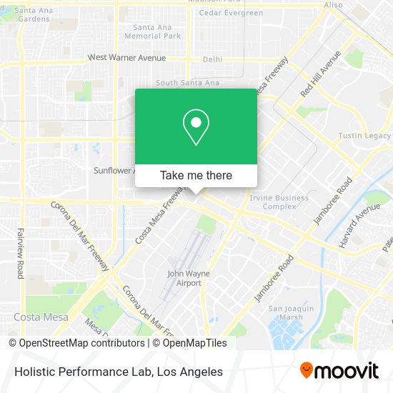 Mapa de Holistic Performance Lab