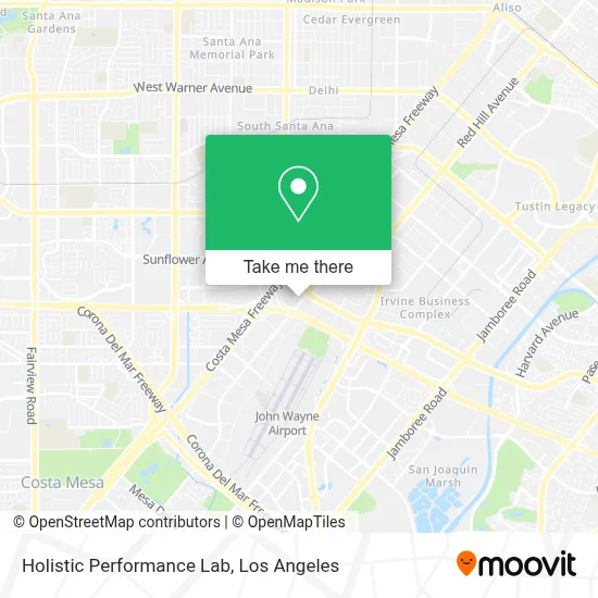 Holistic Performance Lab map