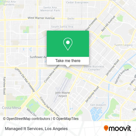 Managed It Services map