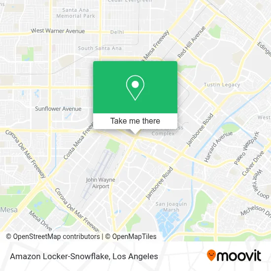 Amazon Locker-Snowflake map
