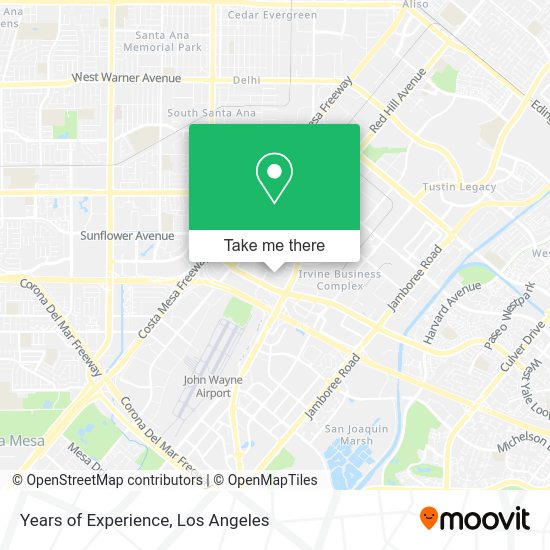 Mapa de Years of Experience