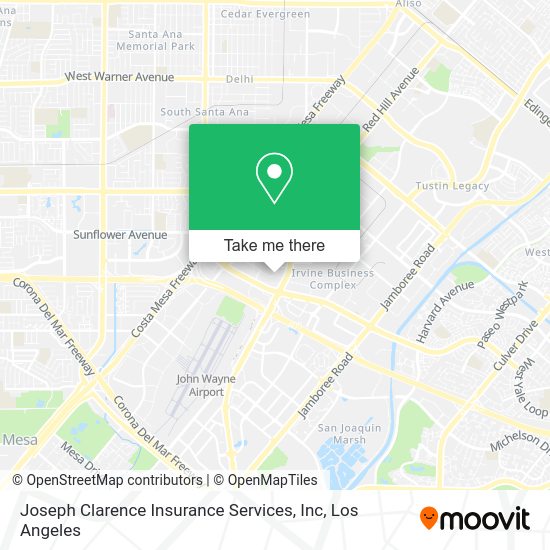 Joseph Clarence Insurance Services, Inc map