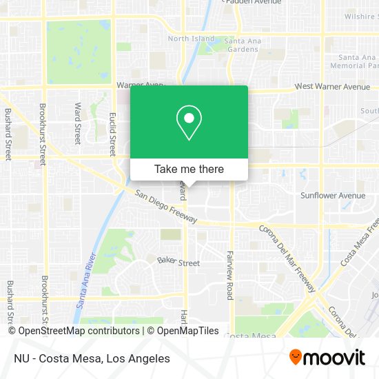 Mapa de NU - Costa Mesa