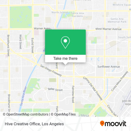Mapa de Hive Creative Office