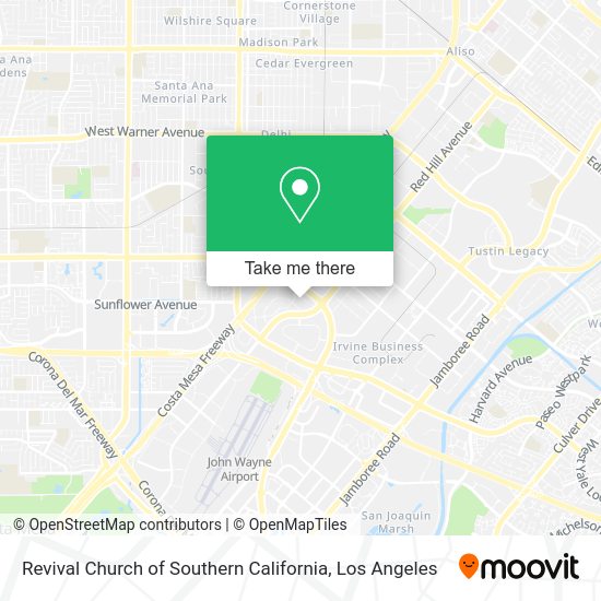 Mapa de Revival Church of Southern California