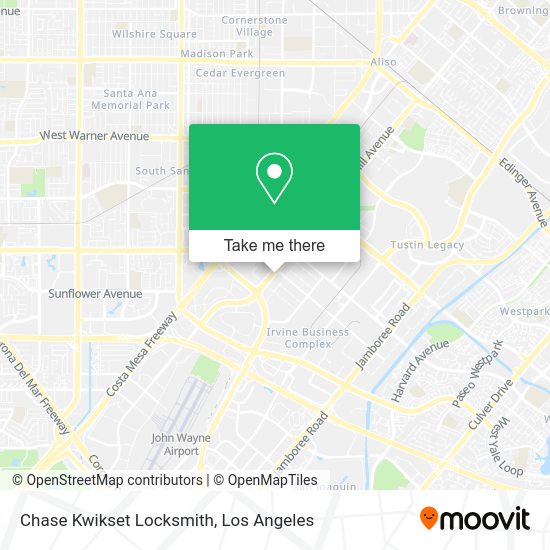 Chase Kwikset Locksmith map