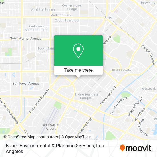Bauer Environmental & Planning Services map