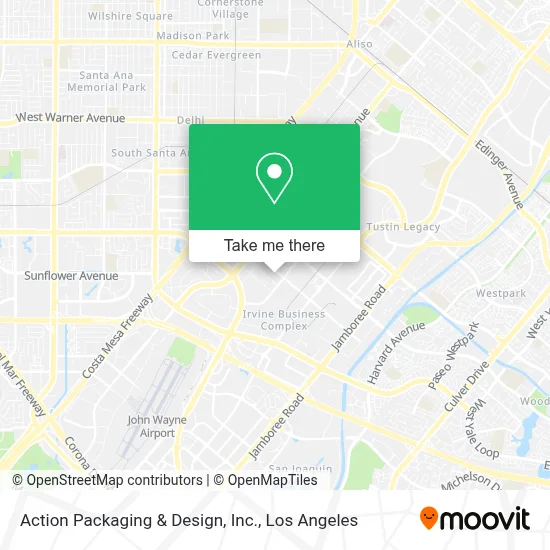 Action Packaging & Design, Inc. map