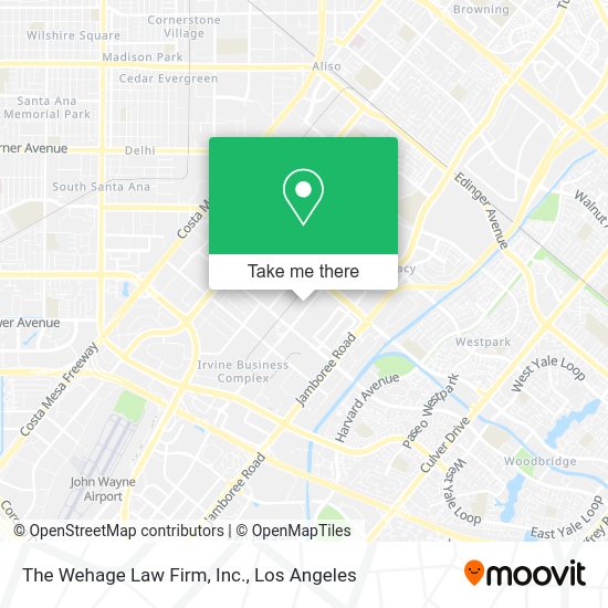 The Wehage Law Firm, Inc. map