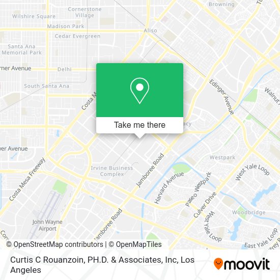 Curtis C Rouanzoin, PH.D. & Associates, Inc map