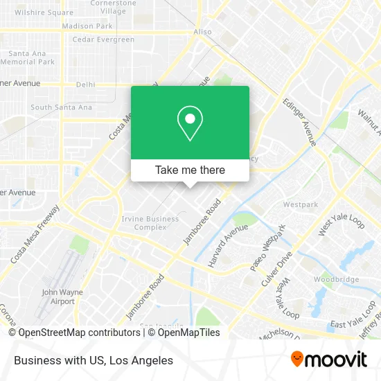 Business with US map