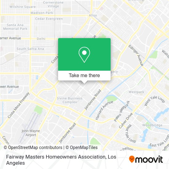 Mapa de Fairway Masters Homeowners Association