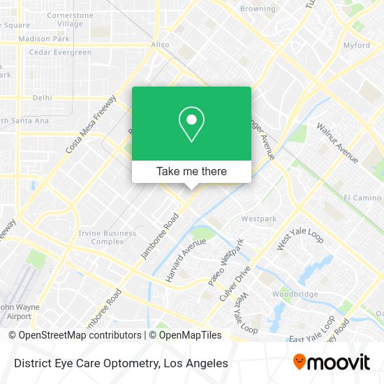 District Eye Care Optometry map