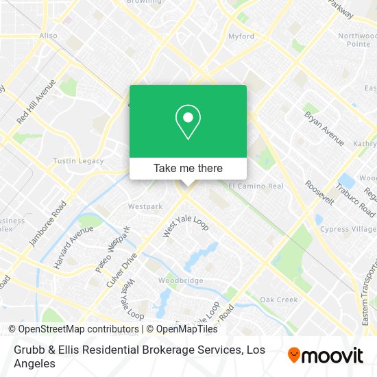 Grubb & Ellis Residential Brokerage Services map