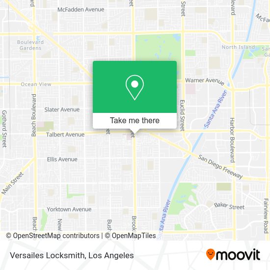 Mapa de Versailes Locksmith