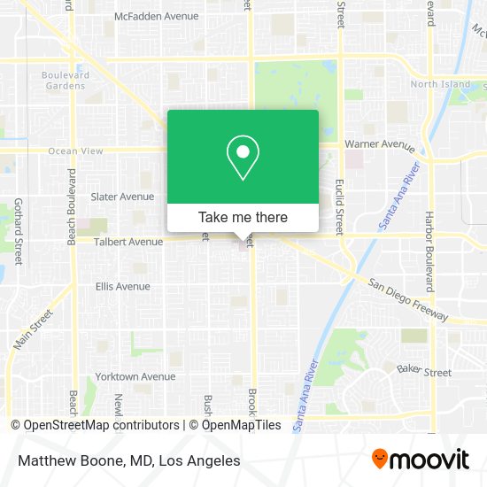 Matthew Boone, MD map