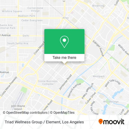 Mapa de Triad Wellness Group / Element