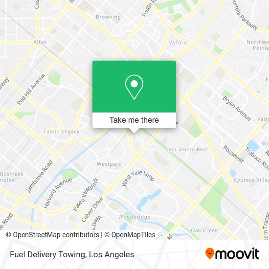 Mapa de Fuel Delivery Towing