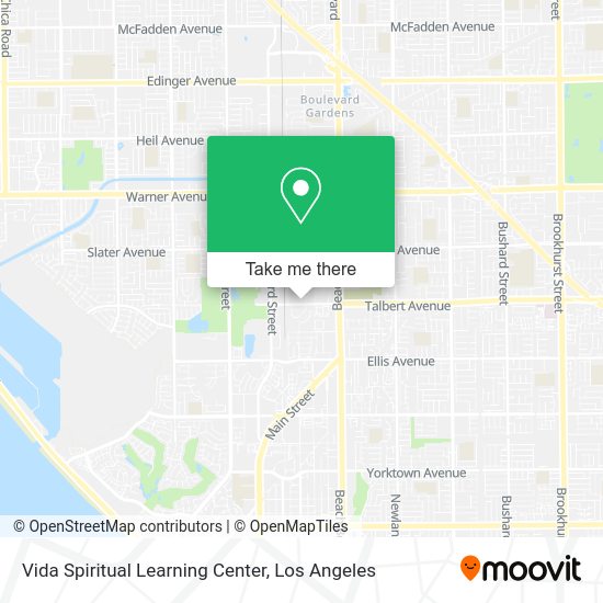 Vida Spiritual Learning Center map