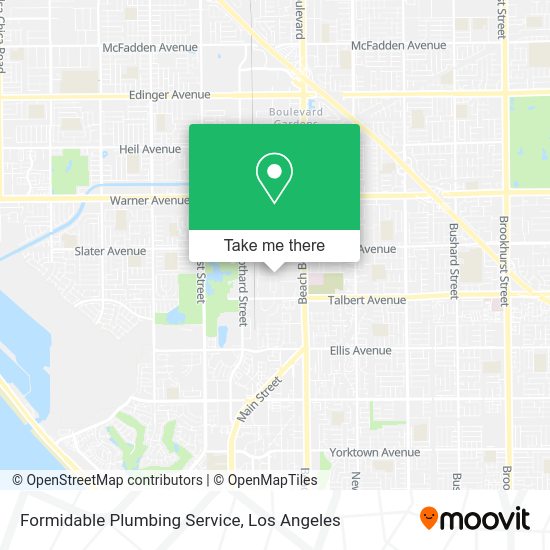 Formidable Plumbing Service map