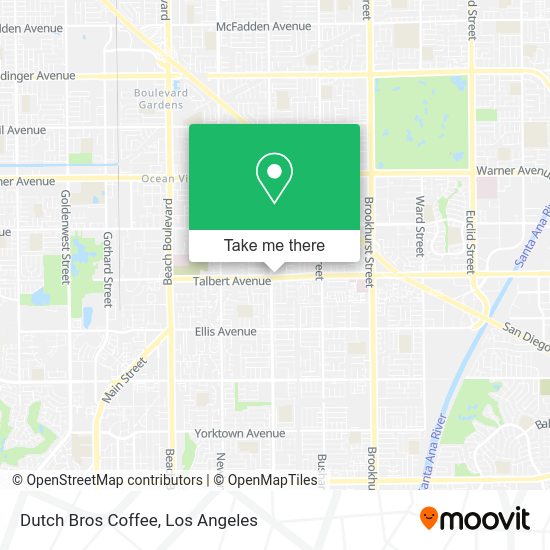 Dutch Bros Coffee map