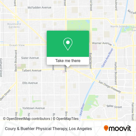 Coury & Buehler Physical Therapy map