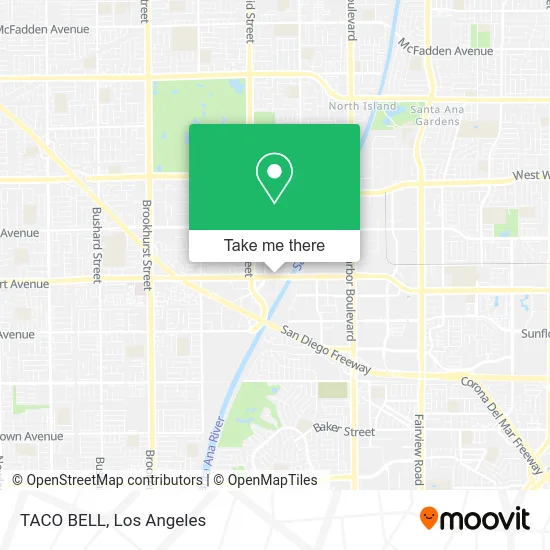 TACO BELL map