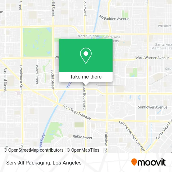 Mapa de Serv-All Packaging