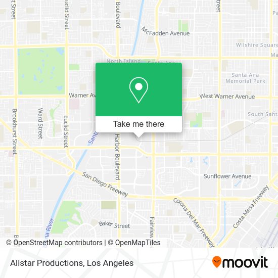 Mapa de Allstar Productions