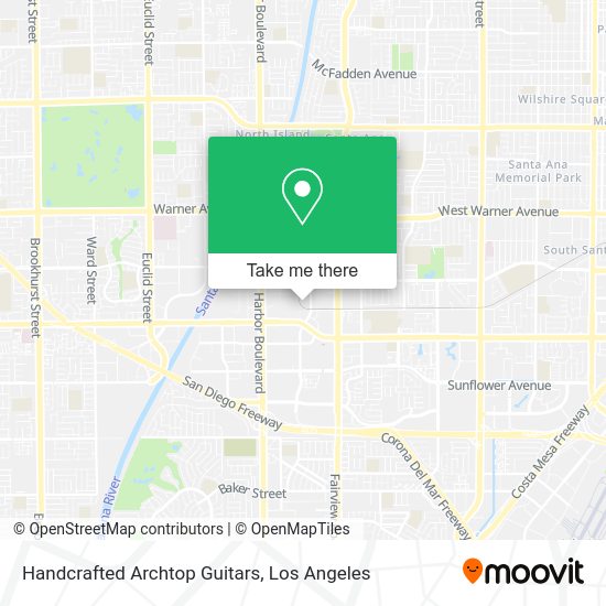 Mapa de Handcrafted Archtop Guitars
