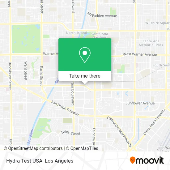 Mapa de Hydra Test USA