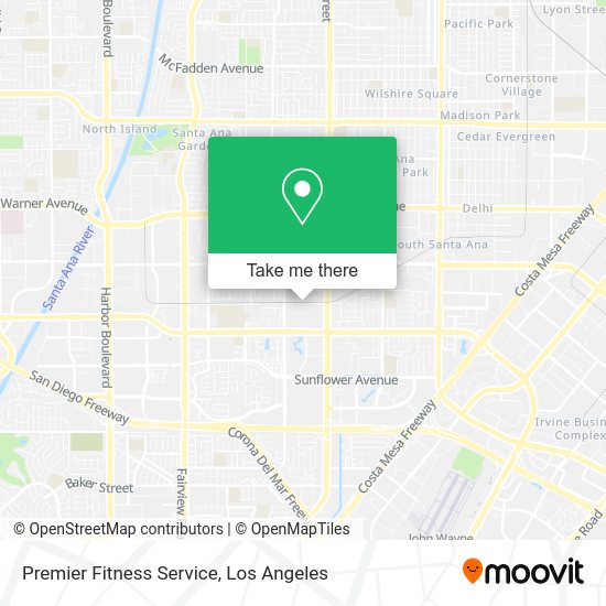 Premier Fitness Service map