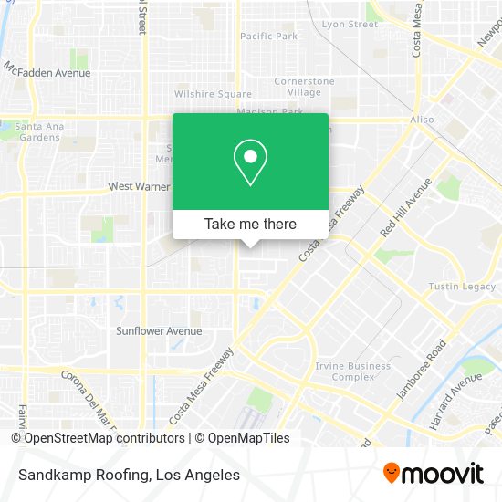 Sandkamp Roofing map