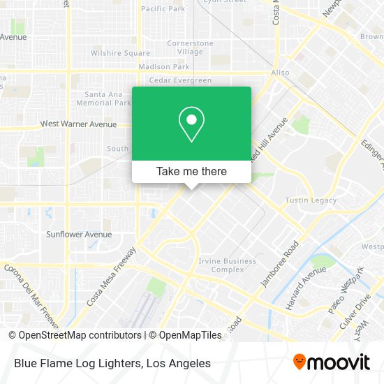 Blue Flame Log Lighters map