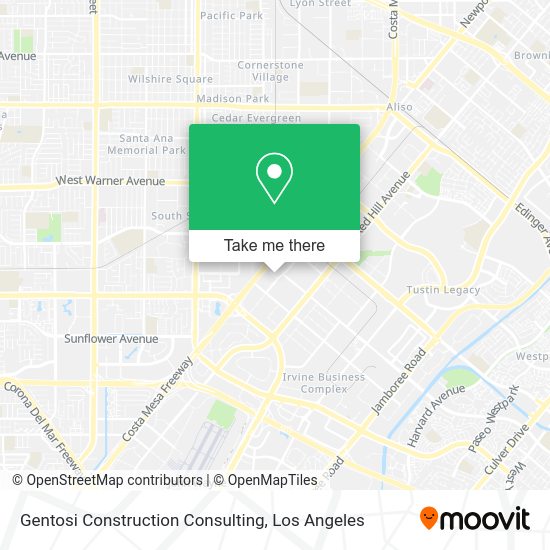 Gentosi Construction Consulting map