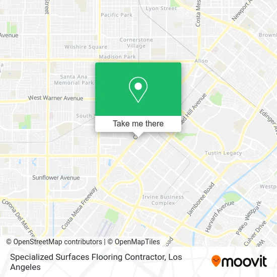 Specialized Surfaces Flooring Contractor map