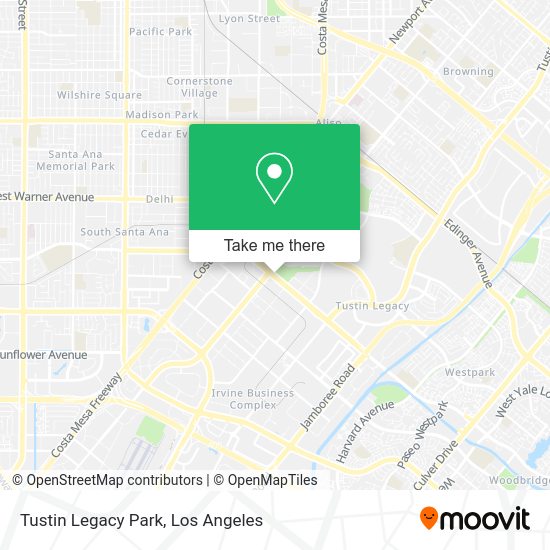Tustin Legacy Park map