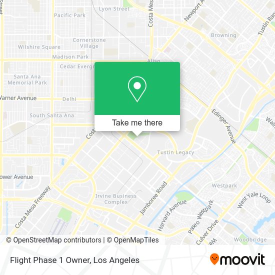 Flight Phase 1 Owner map