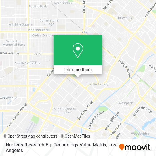 Nucleus Research Erp Technology Value Matrix map